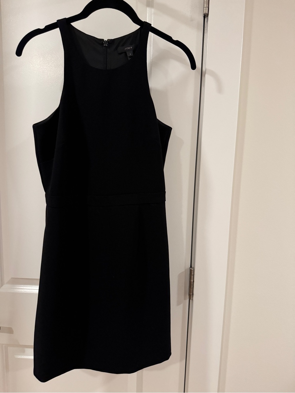 J.Crew Byzantine Cutaway Crepe Coctail Black Dress Size 0